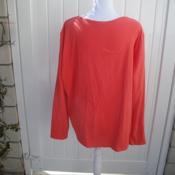 DG2 by Diane Gilman Top Women's Mellon 1X Knit with Beaded Detailed Neckline - Picture 3 of 3